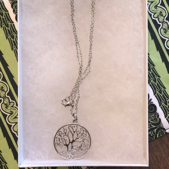 belk Jewelry - Belk Tree of Life Necklace Sterling Silver belk Jewelry - Belk Tree of Life Necklace Sterling Silver